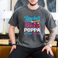Baseball Or Bows Poppa Loves You Gender Reveal Men's Comfort Colors T-Shirt Pepper Baseball Or Bows Poppa Loves You Gender Reveal Men's Comfort Colors T-Shirt Pepper