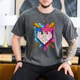 Baseball Boys Ice Cream Drip Baseball Men's Comfort Colors T-Shirt Pepper