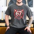 Baseball Candy Cane Drip 6 7 Six Seven Meme Christmas Boys Men's Comfort Colors T-Shirt Pepper Baseball Candy Cane Drip 6 7 Six Seven Meme Christmas Boys Men's Comfort Colors T-Shirt Pepper