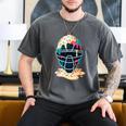 Baseball Catcher Mask Ice Cream Dripping Baseball Boy Youth Men's Comfort Colors T-Shirt Pepper