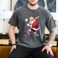 Baseball Christmas Santa Claus Batter Baseball Drip Men's Comfort Colors T-Shirt Pepper Baseball Christmas Santa Claus Batter Baseball Drip Men's Comfort Colors T-Shirt Pepper