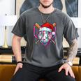 Baseball Christmas Santa Hat Baseball Christmas Drip Men's Comfort Colors T-Shirt Pepper Baseball Christmas Santa Hat Baseball Christmas Drip Men's Comfort Colors T-Shirt Pepper