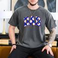 Baseball Dad Bold Varsity Style Letters Sport Themed Men's Comfort Colors T-Shirt Pepper