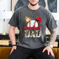 Baseball Dad Camo Husband Fathers Day Player Coach Dad Son Men's Comfort Colors T-Shirt Pepper