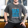 Baseball Dad Coach Father's Day Men's Comfort Colors T-Shirt Pepper