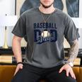 Baseball Dad Daddy Papa Men's Comfort Colors T-Shirt Pepper Baseball Dad Daddy Papa Men's Comfort Colors T-Shirt Pepper