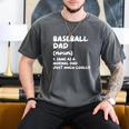 Baseball Dad Definition Men's Comfort Colors T-Shirt Pepper Baseball Dad Definition Men's Comfort Colors T-Shirt Pepper