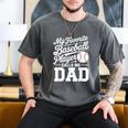 Baseball Dad My Favorite Baseball Player Calls Me Dad Men's Comfort Colors T-Shirt Pepper