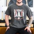 Baseball Dad Happy Fathers Day For Men Boys Kid Men's Comfort Colors T-Shirt Pepper