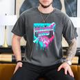 Baseball Dad Home Plate Ice Cream Drip Father's Day Men's Comfort Colors T-Shirt Pepper Baseball Dad Home Plate Ice Cream Drip Father's Day Men's Comfort Colors T-Shirt Pepper