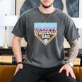 Baseball Dad Ice Cream Drip Fathers Day Men's Comfort Colors T-Shirt Pepper Baseball Dad Ice Cream Drip Fathers Day Men's Comfort Colors T-Shirt Pepper