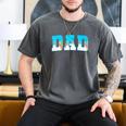 Baseball Dad Ice Cream Drip Happy Fathers Day Premium Men's Comfort Colors T-Shirt Pepper