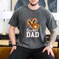 Baseball Dad Leopard Heart Colorful Men's Comfort Colors T-Shirt Pepper Baseball Dad Leopard Heart Colorful Men's Comfort Colors T-Shirt Pepper