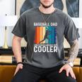 Baseball Dad Baseball Lover Father's Day Men's Comfort Colors T-Shirt Pepper
