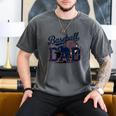 Baseball Dad Proud Fathers Sports Gear Men's Comfort Colors T-Shirt Pepper