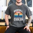 Baseball Dad Like a Regular Dad But Cooler Raglan Baseball Tee Men's Comfort Colors T-Shirt Pepper