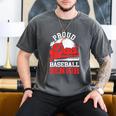 Baseball Dad Shirt Proud Dad Of A Baseball 2025 Senior Men's Comfort Colors T-Shirt Pepper