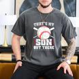 Baseball Dad Softball Game Son Out There Fathersday Baseball Men's Comfort Colors T-Shirt Pepper Baseball Dad Softball Game Son Out There Fathersday Baseball Men's Comfort Colors T-Shirt Pepper