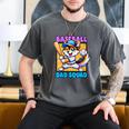 Baseball Dad Squad Fox On The Bat Men's Comfort Colors T-Shirt Pepper Baseball Dad Squad Fox On The Bat Men's Comfort Colors T-Shirt Pepper