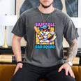 Baseball Dad Squad Fox On The Bat Premium Men's Comfort Colors T-Shirt Pepper Baseball Dad Squad Fox On The Bat Premium Men's Comfort Colors T-Shirt Pepper