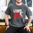 Baseball Dad Teach Kids Hit And Steal Softball Game Men's Comfort Colors T-Shirt Pepper