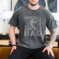 Baseball Dad USA American Flag Father's Day Men Men's Comfort Colors T-Shirt Pepper Baseball Dad USA American Flag Father's Day Men Men's Comfort Colors T-Shirt Pepper