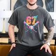 Baseball Drip 67 Six Seven Number 67 Player 67th Birthday Men's Comfort Colors T-Shirt Pepper