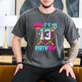 Baseball Drip Bruh It's My 13th Birthday Boy Ice Cream Drip Men's Comfort Colors T-Shirt Pepper