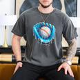 Baseball Drip Ice Cream Glove With Sprinkles Ball Boys Youth Men's Comfort Colors T-Shirt Pepper