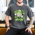 Baseball Drip Ice Cream Shamrock Irish St Patricks Men Men's Comfort Colors T-Shirt Pepper Baseball Drip Ice Cream Shamrock Irish St Patricks Men Men's Comfort Colors T-Shirt Pepper