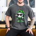 Baseball Drip Ice Cream Shamrock Kids Boy St Patrick’s Day Men's Comfort Colors T-Shirt Pepper