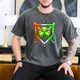 Baseball Drip Ice Cream St Patricks Day Shamrock Lucky Men's Comfort Colors T-Shirt Pepper Baseball Drip Ice Cream St Patricks Day Shamrock Lucky Men's Comfort Colors T-Shirt Pepper