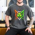 Baseball Drip Ice Cream St Patricks Day Shamrock Men's Comfort Colors T-Shirt Pepper Baseball Drip Ice Cream St Patricks Day Shamrock Men's Comfort Colors T-Shirt Pepper