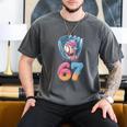 Baseball Drip Number 67 Player 67th Birthday Ice Cream 67 Men's Comfort Colors T-Shirt Pepper Baseball Drip Number 67 Player 67th Birthday Ice Cream 67 Men's Comfort Colors T-Shirt Pepper