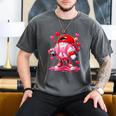 Baseball Drip Valentine Sports Vday Ice Cream Drip Heart Men's Comfort Colors T-Shirt Pepper Baseball Drip Valentine Sports Vday Ice Cream Drip Heart Men's Comfort Colors T-Shirt Pepper