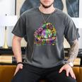 Baseball Glove Ice Cream Mardi Gras Dripping Boys Youth Kids Men's Comfort Colors T-Shirt Pepper Baseball Glove Ice Cream Mardi Gras Dripping Boys Youth Kids Men's Comfort Colors T-Shirt Pepper