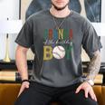 Baseball Granna Of The Birthday Boy Family Matching Men's Comfort Colors T-Shirt Pepper Baseball Granna Of The Birthday Boy Family Matching Men's Comfort Colors T-Shirt Pepper