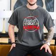 Baseball Great Grandma Of A Baseball Player Great Grandma Men's Comfort Colors T-Shirt Pepper