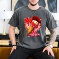 Baseball Heart Valentine Baseball Ice Cream Drip Boys Girls Men's Comfort Colors T-Shirt Pepper Baseball Heart Valentine Baseball Ice Cream Drip Boys Girls Men's Comfort Colors T-Shirt Pepper