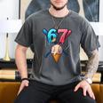 Baseball Ice Cream Drip 67 Six Seven Gen Alpha Slang Meme Men's Comfort Colors T-Shirt Pepper Baseball Ice Cream Drip 67 Six Seven Gen Alpha Slang Meme Men's Comfort Colors T-Shirt Pepper