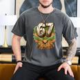 Baseball Ice Cream Drip Number 67 Playground Player 67th Men's Comfort Colors T-Shirt Pepper