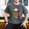 Baseball Ice Cream Respect The Drip Mardi Gras Carnival Boys Men's Comfort Colors T-Shirt Pepper Baseball Ice Cream Respect The Drip Mardi Gras Carnival Boys Men's Comfort Colors T-Shirt Pepper
