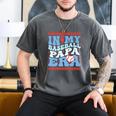 In My Baseball Papa Era Groovy Baseball Dad Family Matching Premium Men's Comfort Colors T-Shirt Pepper In My Baseball Papa Era Groovy Baseball Dad Family Matching Premium Men's Comfort Colors T-Shirt Pepper