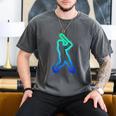 Baseball Player Graphic Men's Comfort Colors T-Shirt Pepper