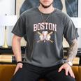 Baseball Shamrock Boston Massachusetts St Patrick’s Day Men's Comfort Colors T-Shirt Pepper