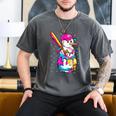 Baseball Snowman Drip Christmas Baseball Boys Men Kids Men's Comfort Colors T-Shirt Pepper