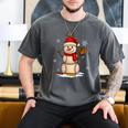 Baseball Snowman Merry Christmas Holiday Sports Xmas Pajamas Men's Comfort Colors T-Shirt Pepper Baseball Snowman Merry Christmas Holiday Sports Xmas Pajamas Men's Comfort Colors T-Shirt Pepper