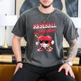 Baseball Is My Valentine Shirt Heart Drip Baseball Lovers Men's Comfort Colors T-Shirt Pepper