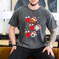Basketball Baseball Soccer Christmas Ho Ho Ho Santa Xmas Men's Comfort Colors T-Shirt Pepper Basketball Baseball Soccer Christmas Ho Ho Ho Santa Xmas Men's Comfort Colors T-Shirt Pepper