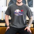 Bonus Mom Rookie Of Year 1st Birthday Baseball Theme Men's Comfort Colors T-Shirt Pepper